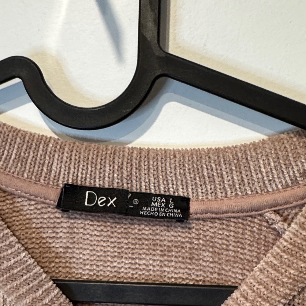 🎉 Dex Taupe Knit Sweatshirt - Picture 4 of 5